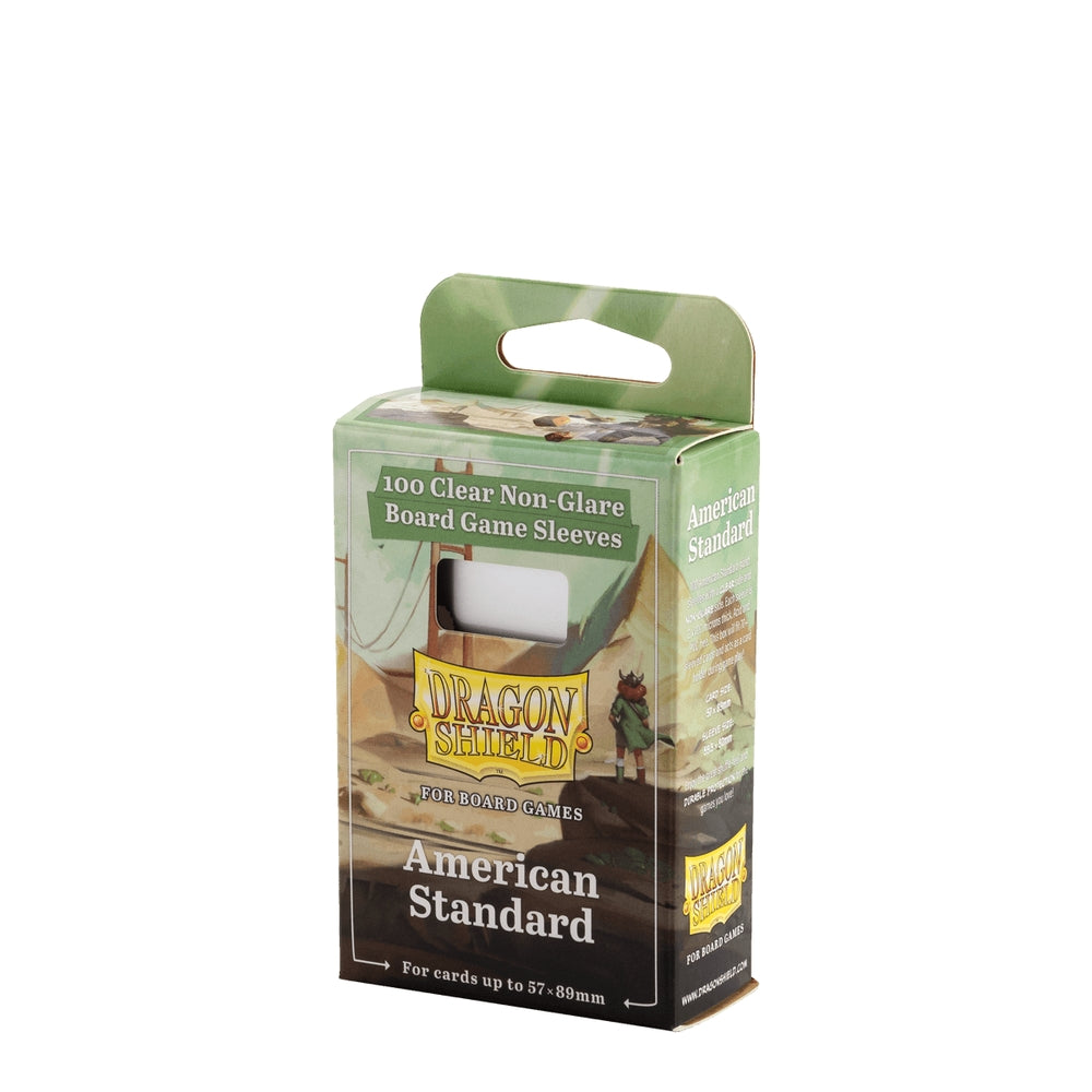 Dragon Shield Board Game Sleeves American Standard Non-Glare/Clear