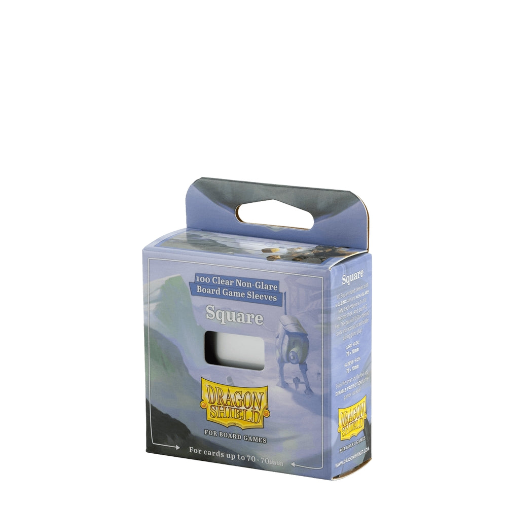 Dragon Shield Board Game Sleeves Square Clear/Non-Glare