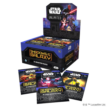 Star Wars Unlimited Shadows of The Galaxy Booster Box