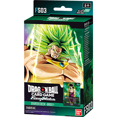 Dragon Ball Super TCG Fusion World FS03 Starter Deck - Broly