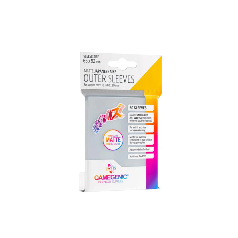 Gamegenic Matte Japanese Size Outer Sleeves