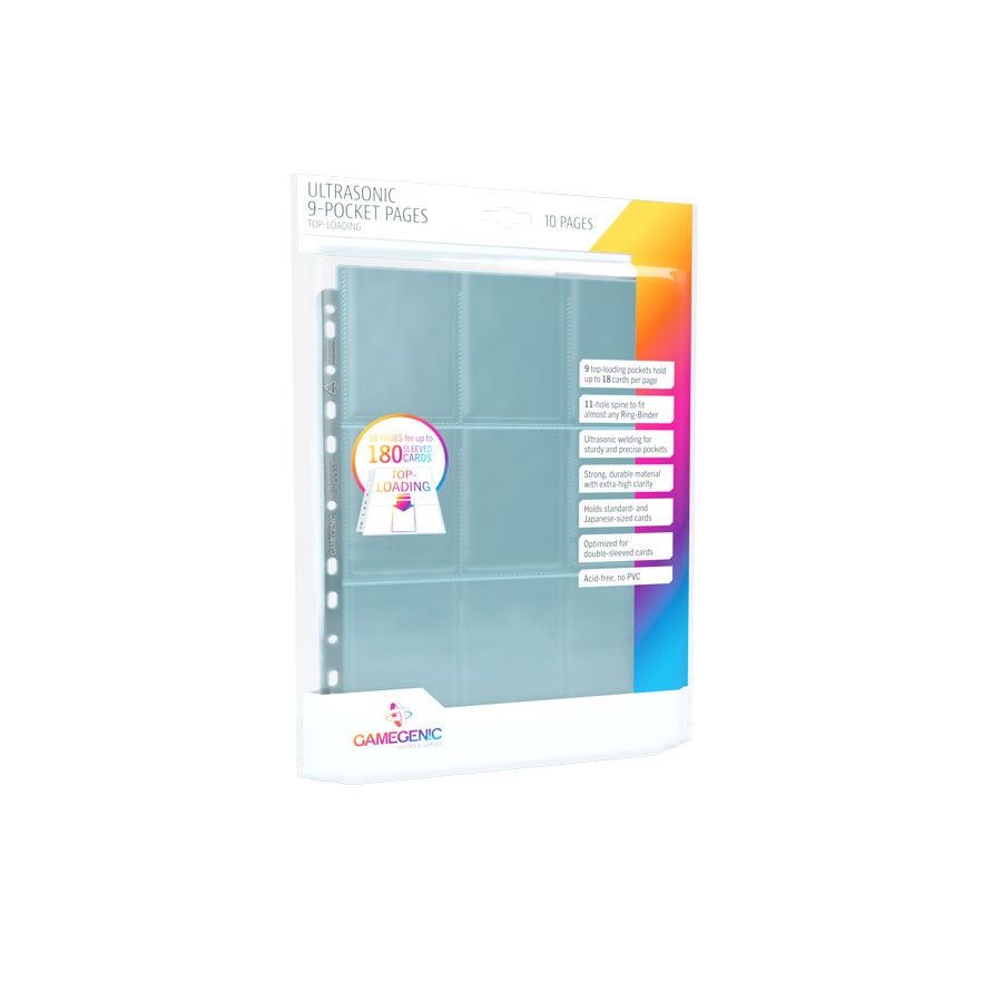 Gamegenic Ultrasonic 9-Pocket Pages Top-Loading