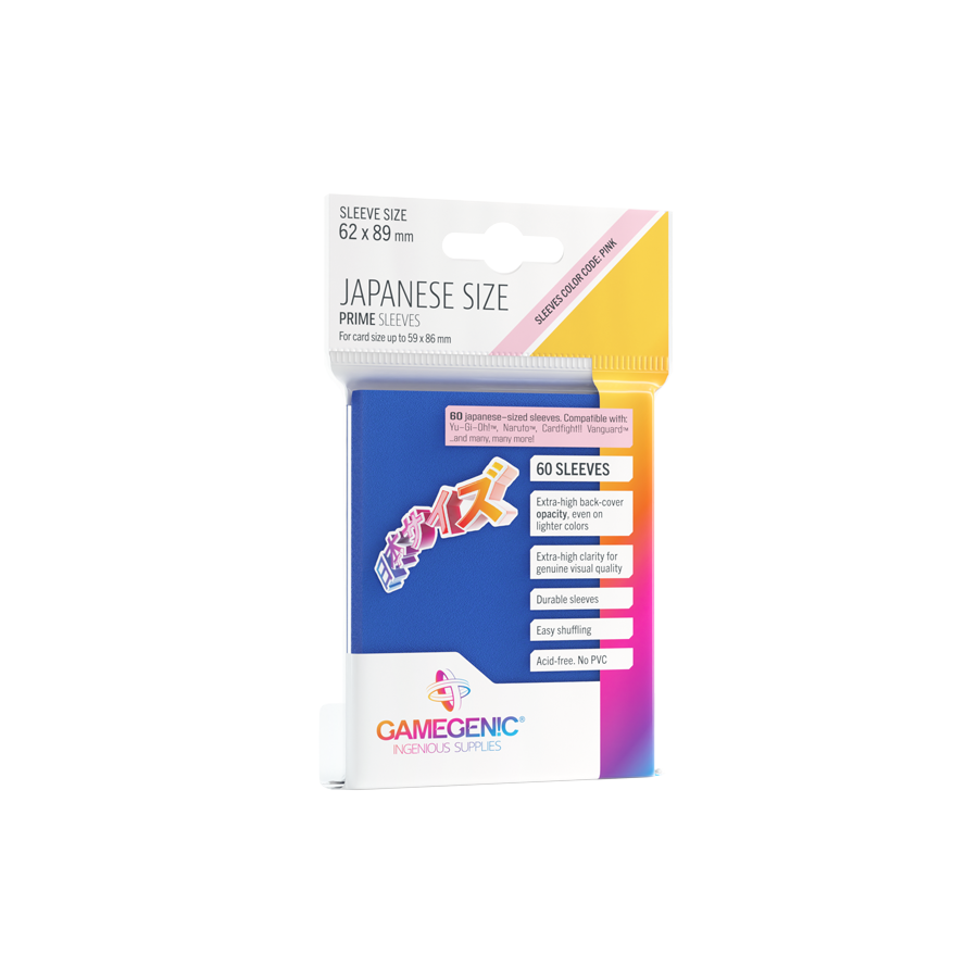 Gamegenic Prime Sleeves Japanese Size (60 stk)