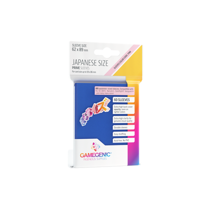 Gamegenic Prime Sleeves Japanese Size (60 stk)