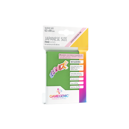 Gamegenic Prime Sleeves Japanese Size (60 stk)