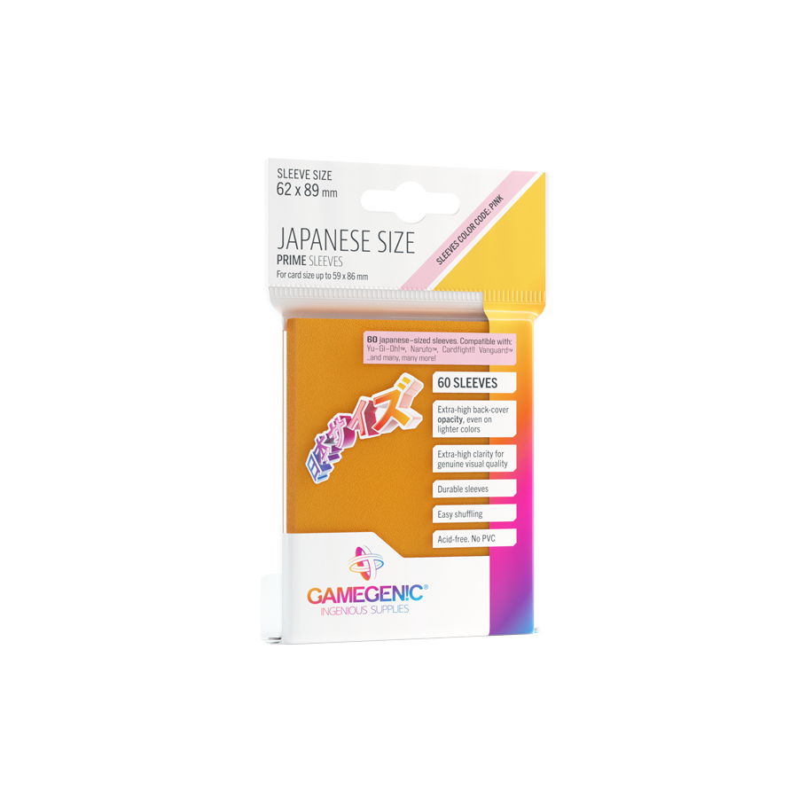 Gamegenic Prime Sleeves Japanese Size (60 stk)