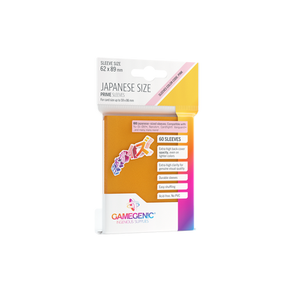 Gamegenic Prime Sleeves Japanese Size (60 stk)