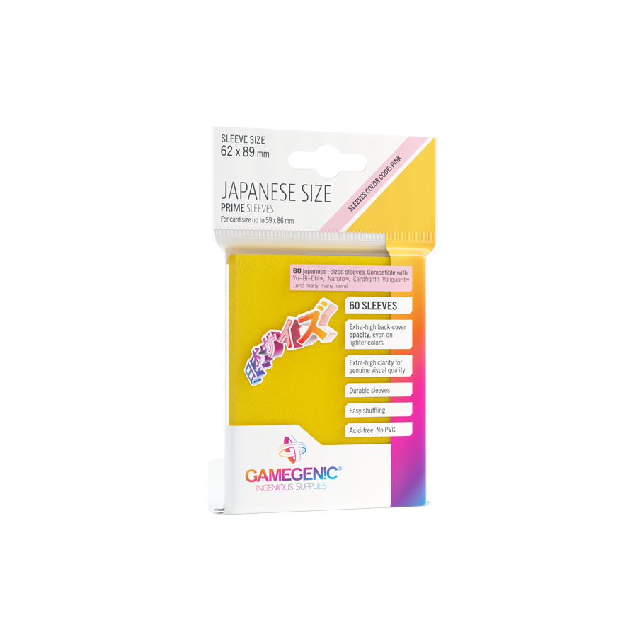 Gamegenic Prime Sleeves Japanese Size (60 stk)