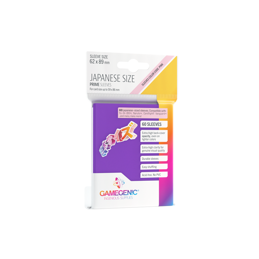 Gamegenic Prime Sleeves Japanese Size (60 stk)