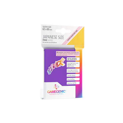 Gamegenic Prime Sleeves Japanese Size (60 stk)