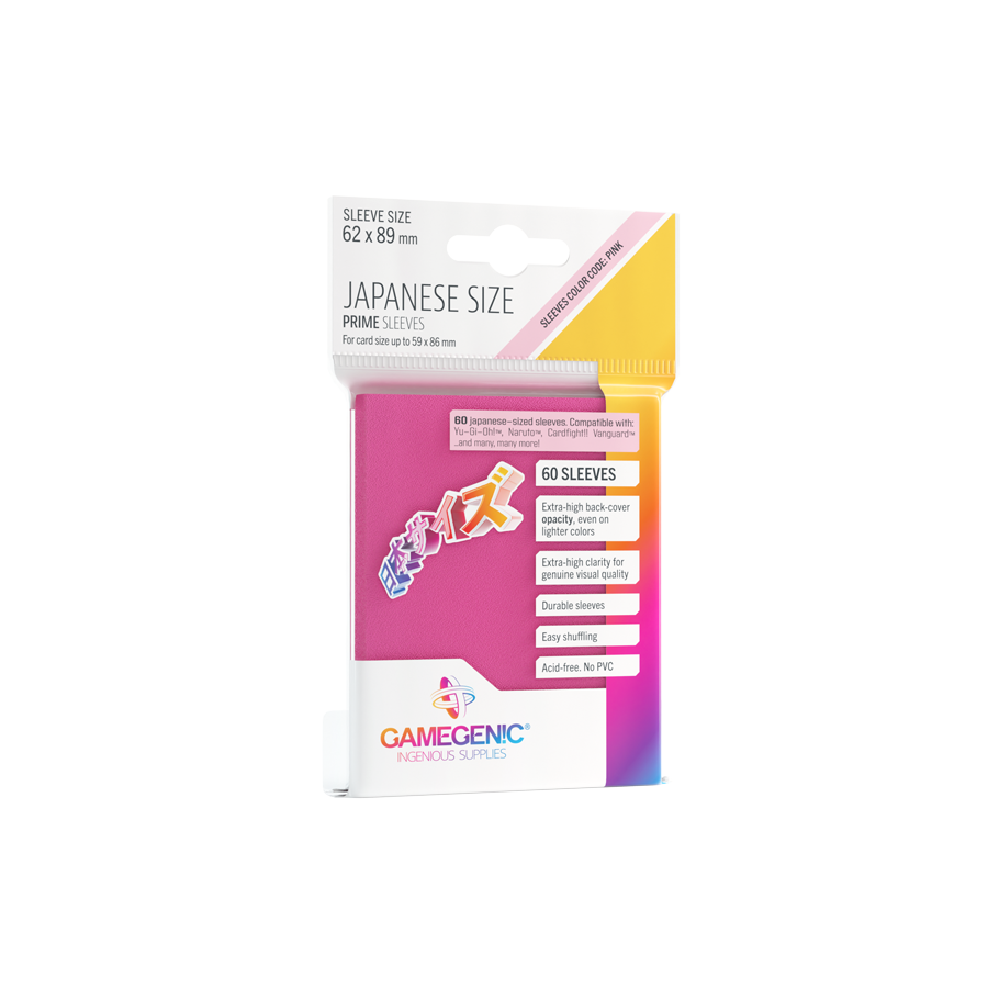 Gamegenic Prime Sleeves Japanese Size (60 stk)