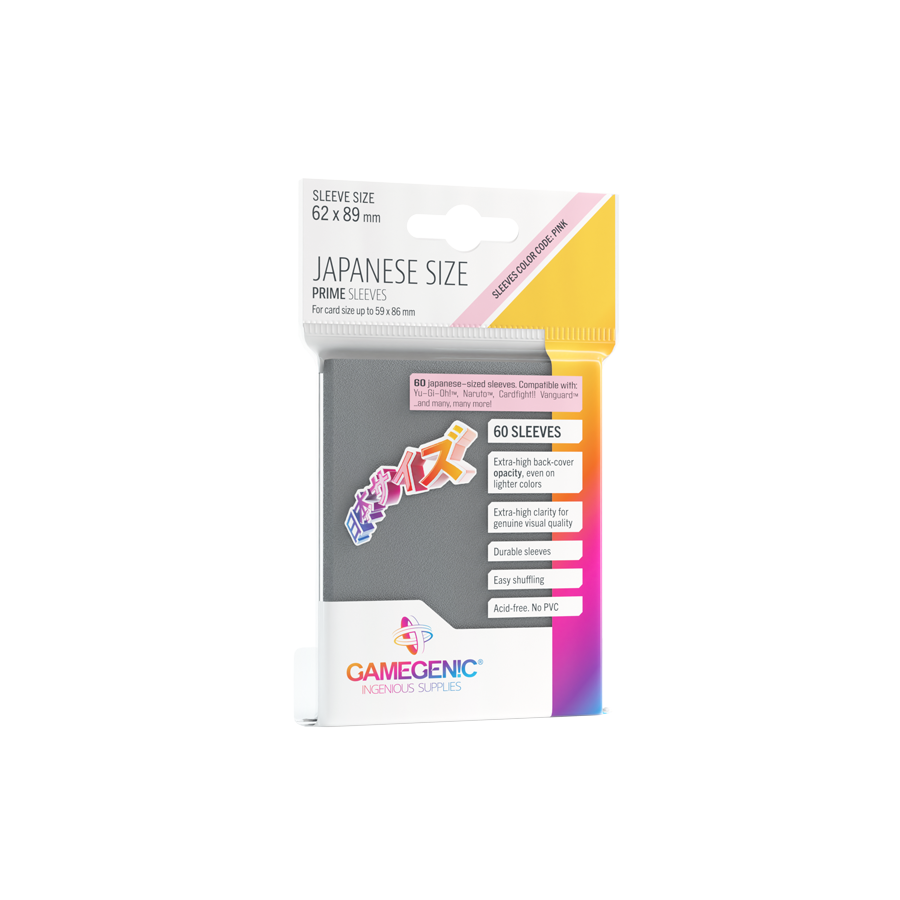 Gamegenic Prime Sleeves Japanese Size (60 stk)