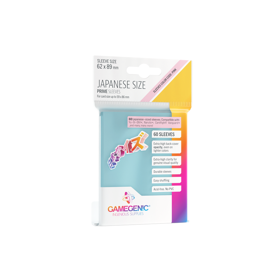 Gamegenic Prime Sleeves Japanese Size (60 stk)