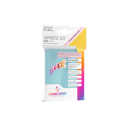 Gamegenic Prime Sleeves Japanese Size (60 stk)