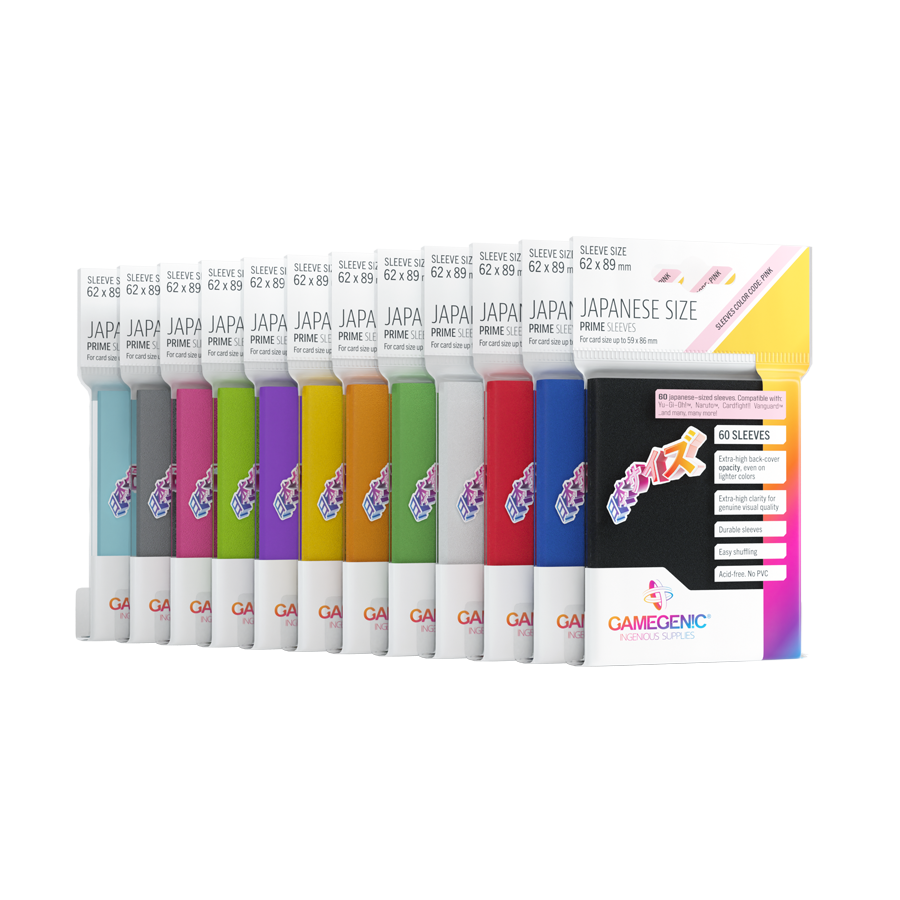 Gamegenic Prime Sleeves Japanese Size (60 stk)