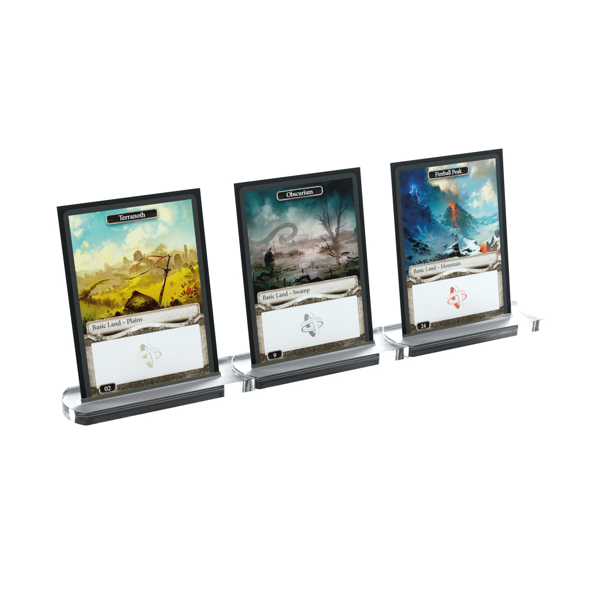 Gamegenic Premium Acrylic Card Stands Set (4 stk)