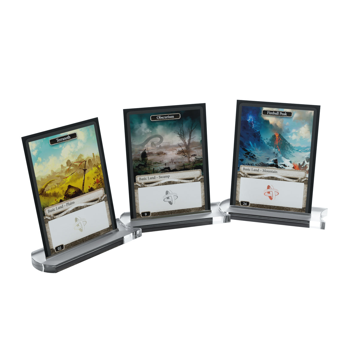 Gamegenic Premium Acrylic Card Stands Set (4 stk)