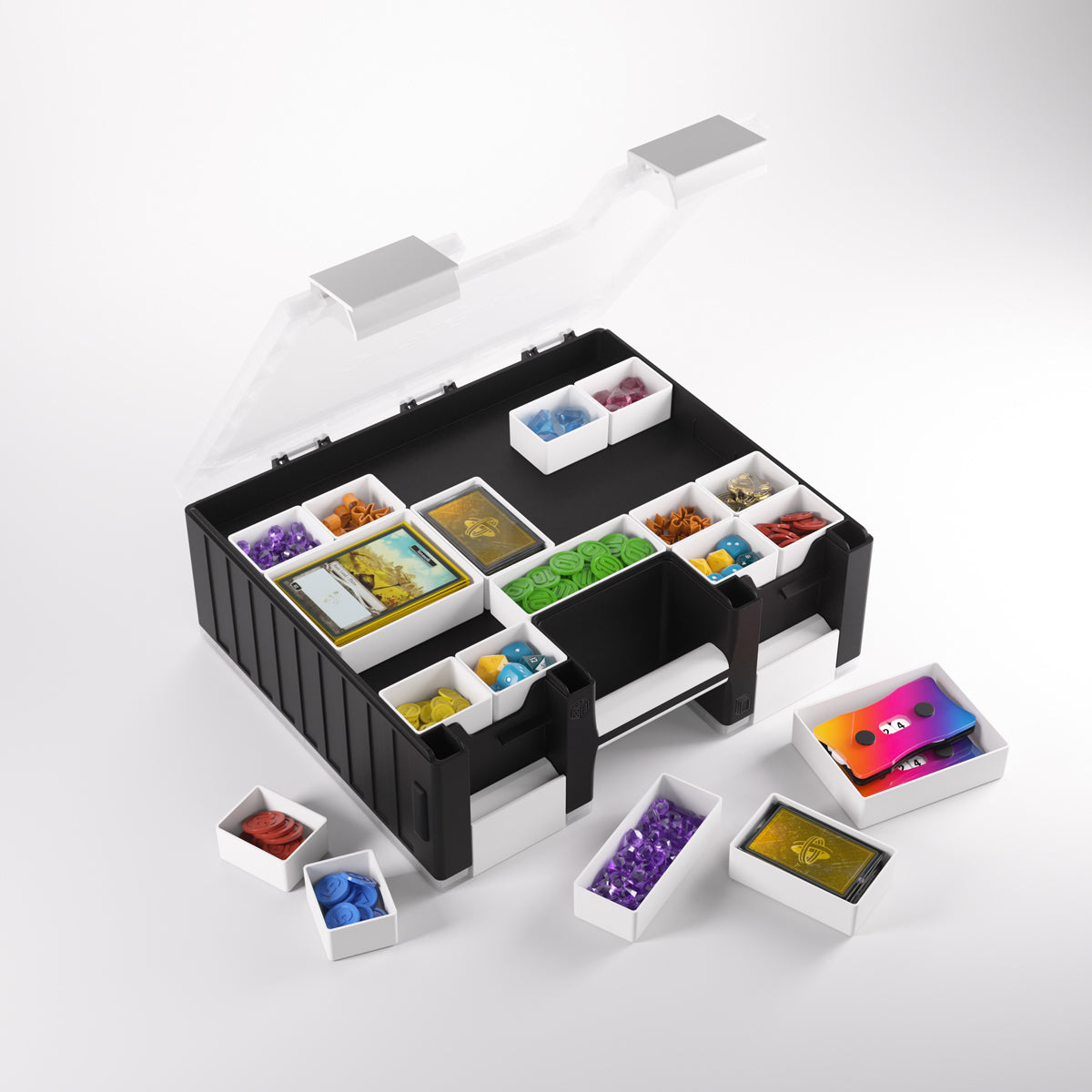 Gamegenic Game Castle - Black/White/clear