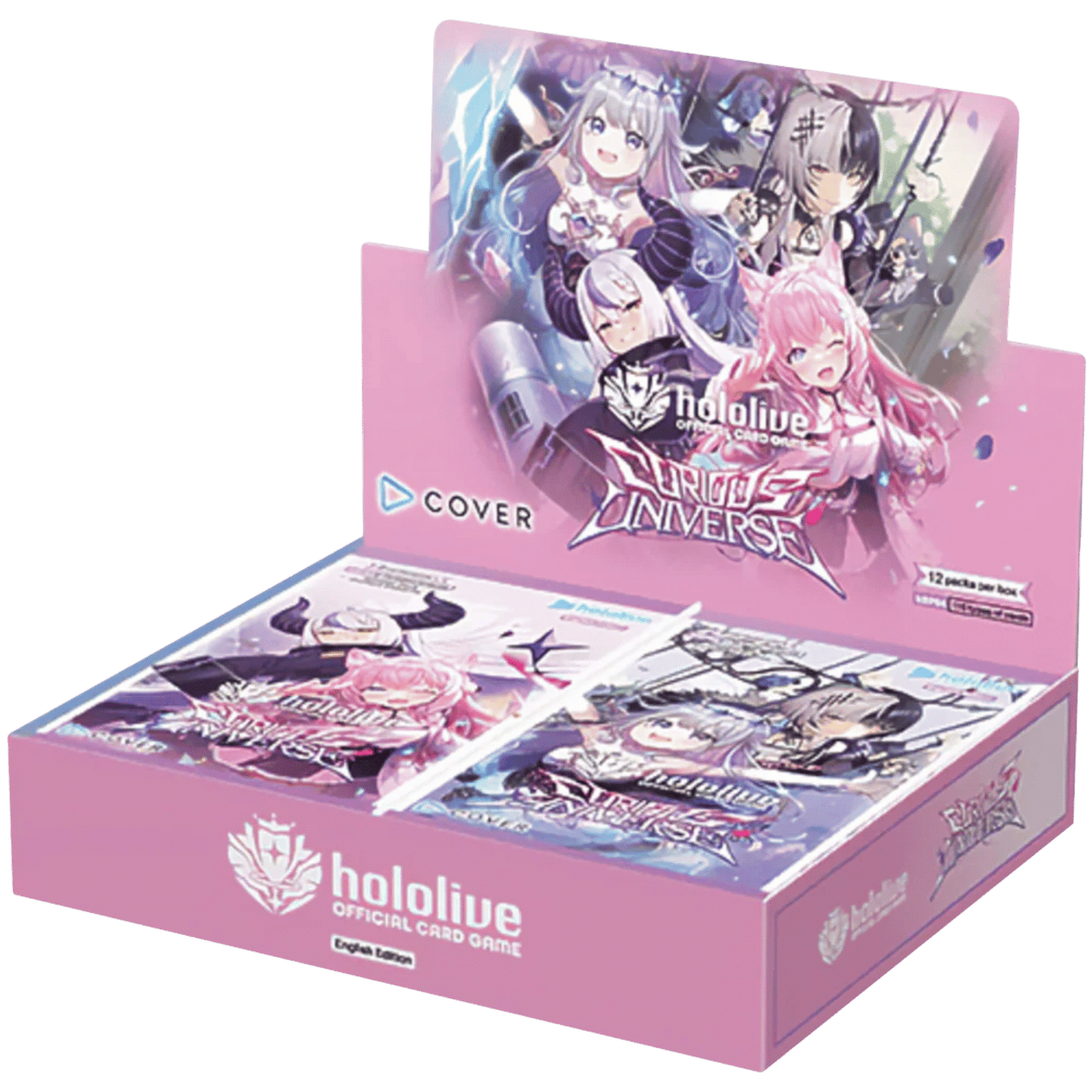 Hololive Official Card Game Curious Universe Booster Box (12 pakker)