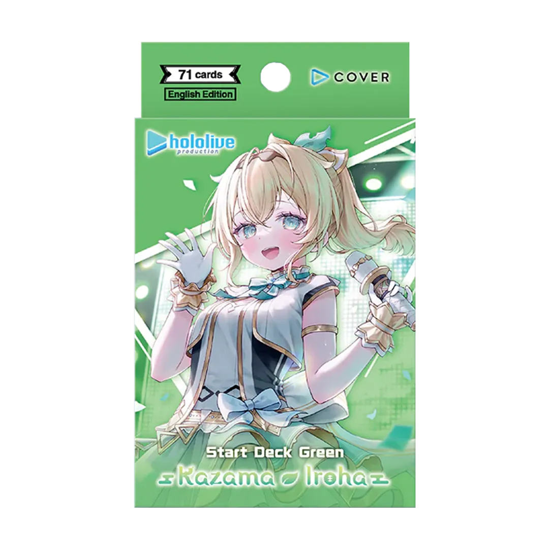 Hololive Official Card Game Start Deck Green- Kazama Iroha