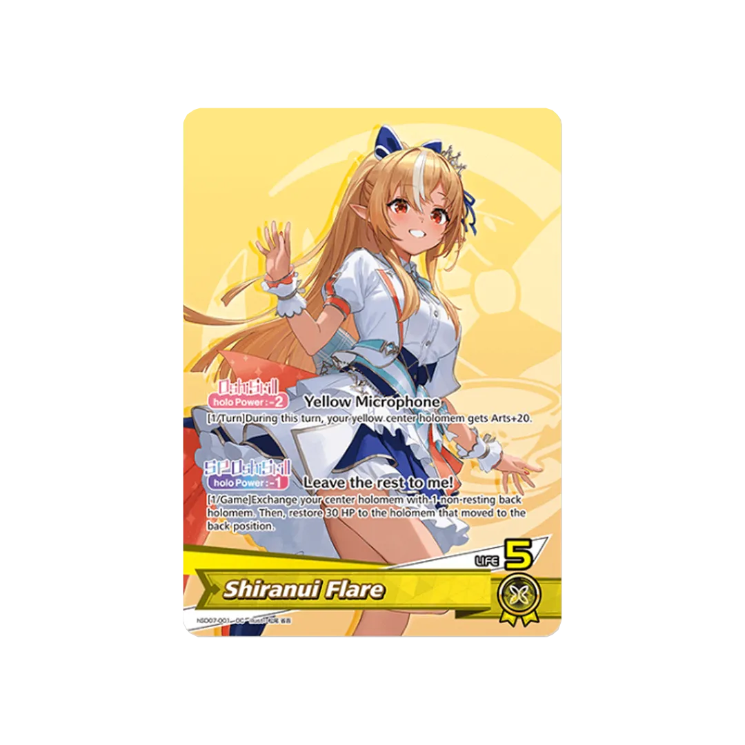 Hololive Card Game Start Deck Yellow- Shiranui Flare