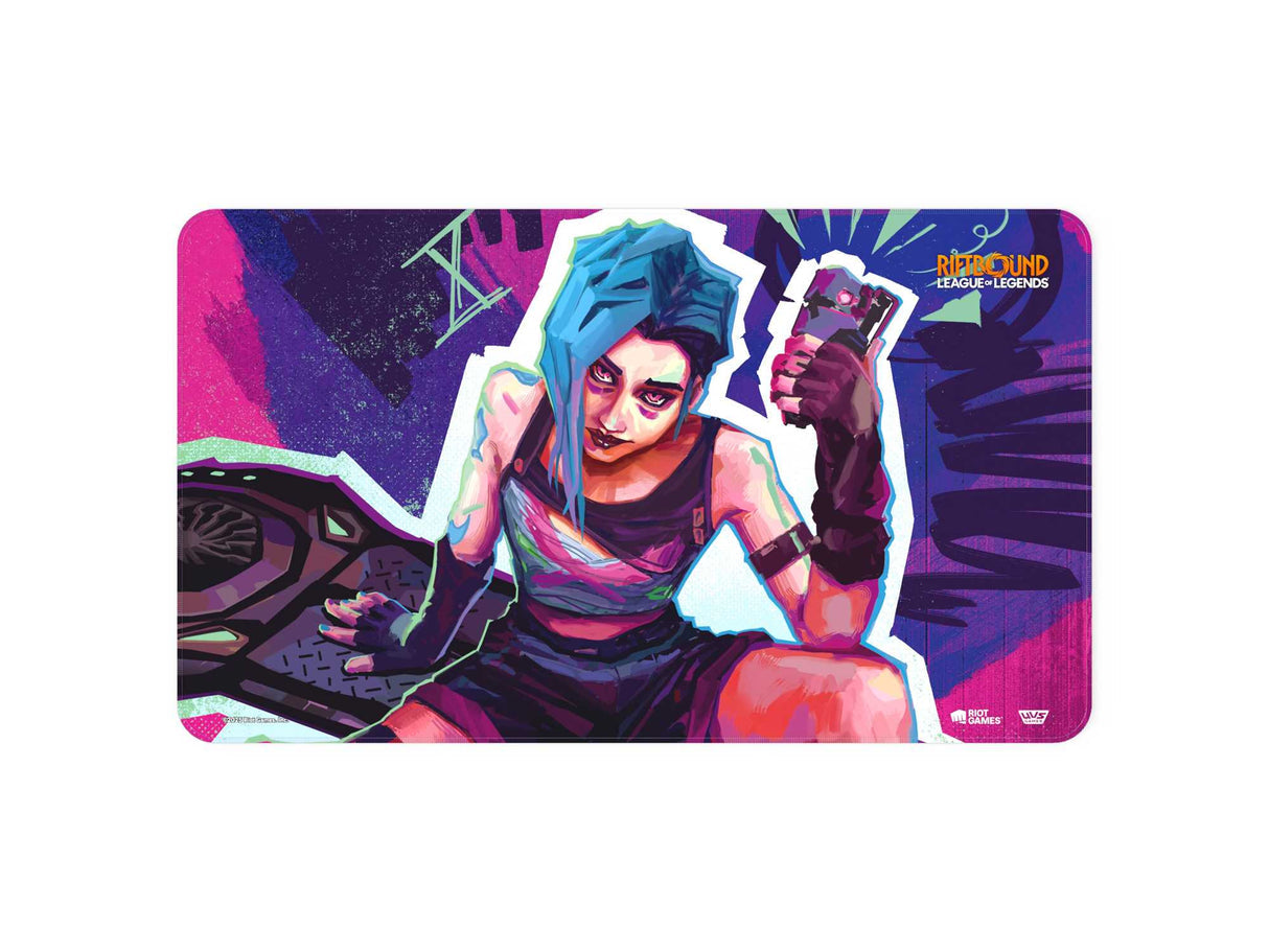 League of Legends Riftbound TCG: Set 1 Origins Jinx Playmat