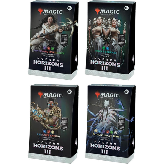 MTG Modern Horizons 3 Commander Deck Display (4 Decks)