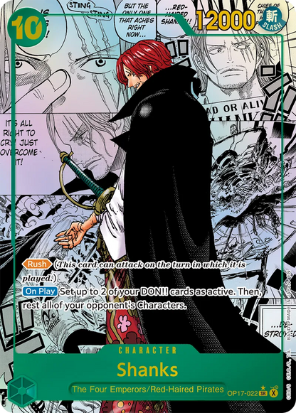 Shanks SP-parallell med manga-art fra OP17