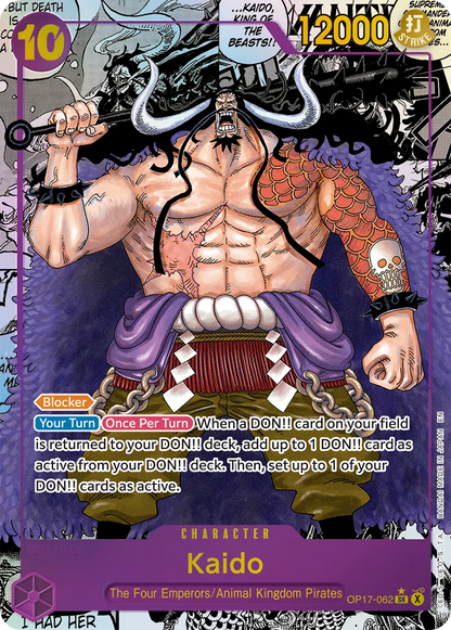 Kaido SP-parallell med manga-art fra OP17
