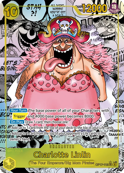 Charlotte Linlin (Big Mom) SP-parallell med manga-art fra OP17