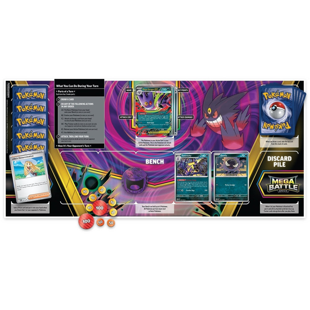 Pokemon Mega Gengar ex & Mega Diancie ex Battle Decks