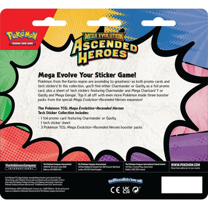 Pokemon Ascended Heroes Tech Sticker Collection Sett