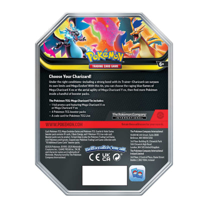 Pokemon Mega Charizard ex Tin
