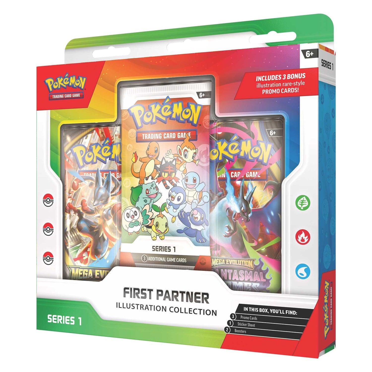 Pokemon First Partner Illustration Collection Series 1