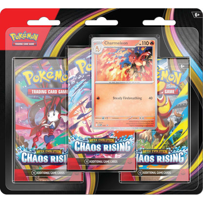 Pokemon Chaos Rising 3pk Blister
