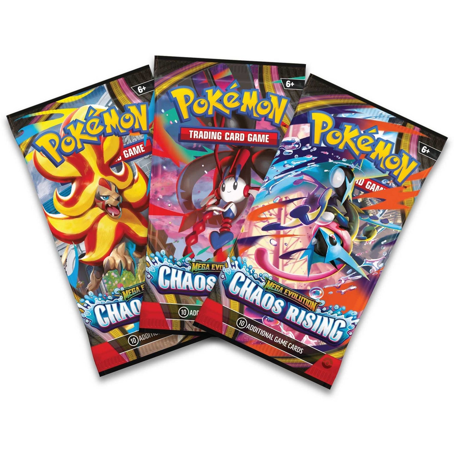 Pokemon Chaos Rising 3pk Blister
