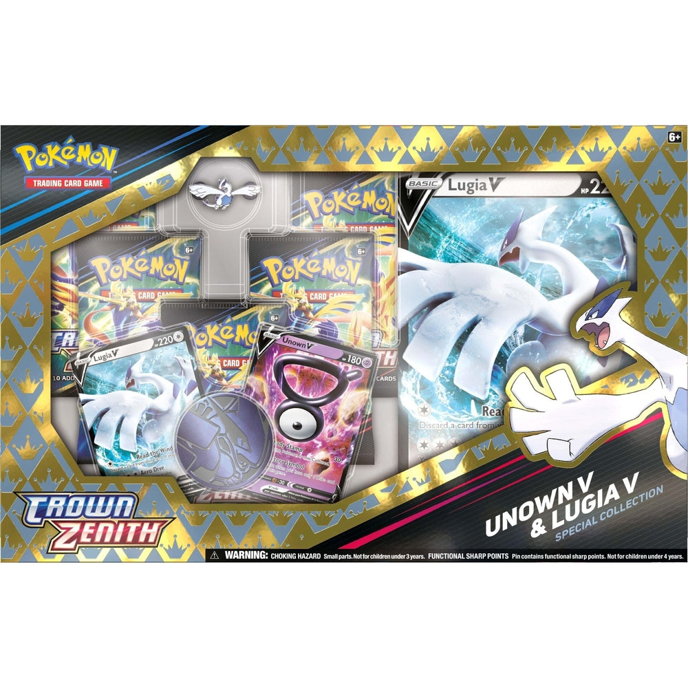 Pokemon Crown Zenith Special Collection - Unown V & Lugia V