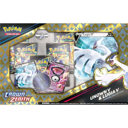 Pokemon Crown Zenith Special Collection - Unown V & Lugia V