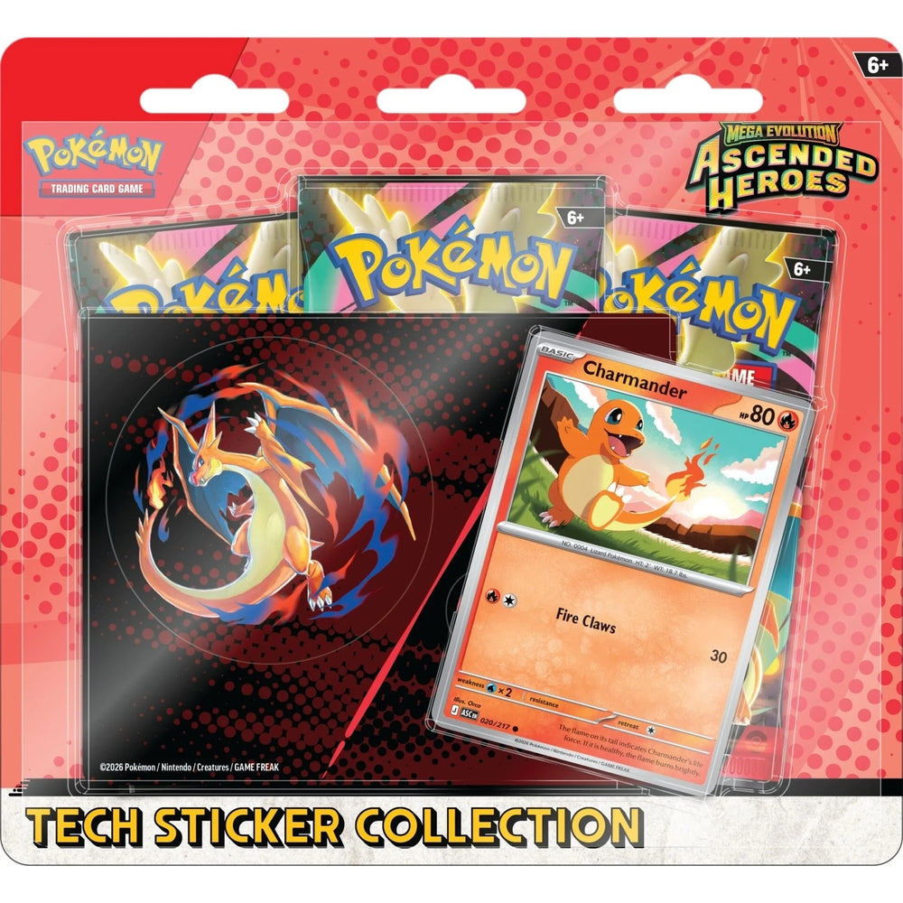 Pokemon Ascended Heroes Tech Sticker Collection Sett