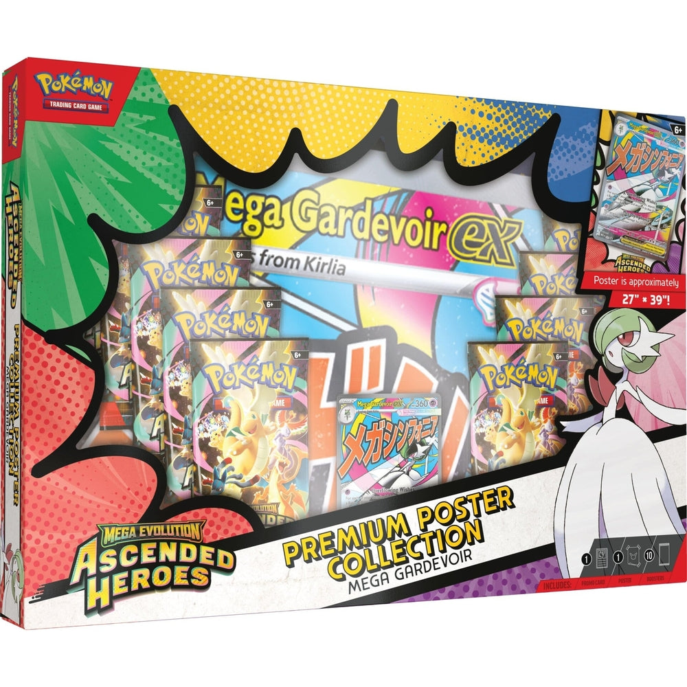 Pokemon Ascended Heroes Premium Poster Collection Mega Gardevoir
