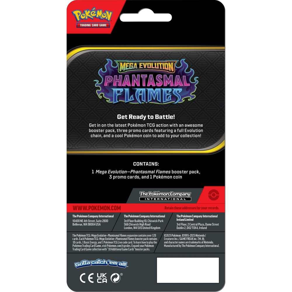 Pokemon Phantasmal Flames Premium Checklane Blister Sett