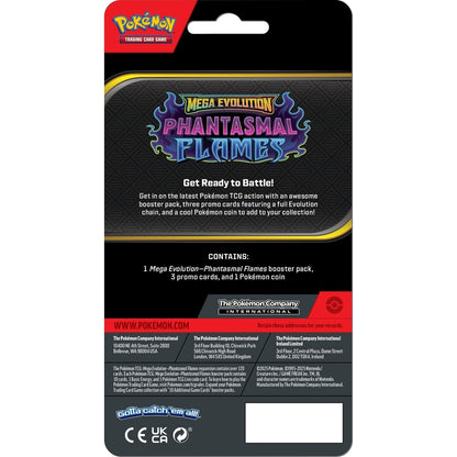 Pokemon Phantasmal Flames Premium Checklane Blister Sett