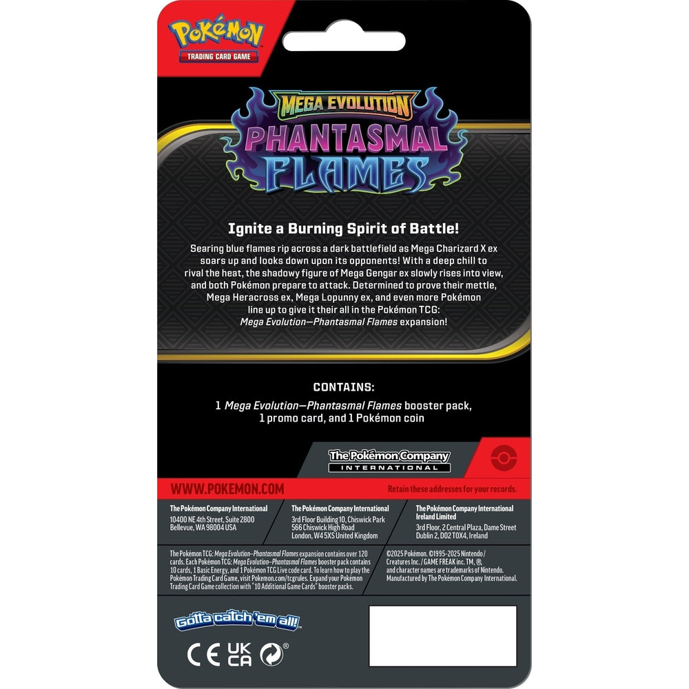 Pokemon Phantasmal Flames Checklane Blister Sett