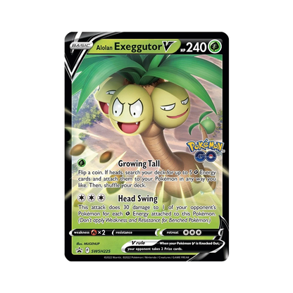 Pokemon Go Alolan Exeggutor V Box