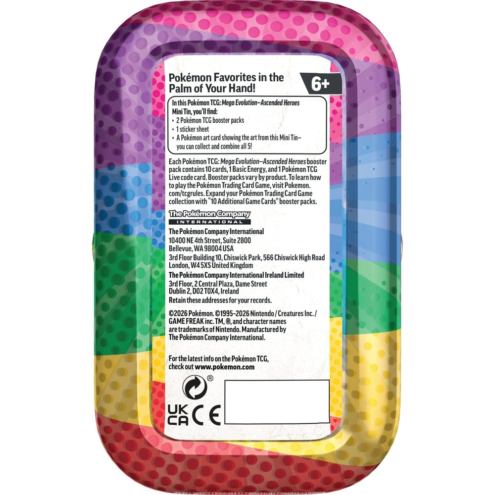 Pokemon Ascended Heroes Mini Tin Display