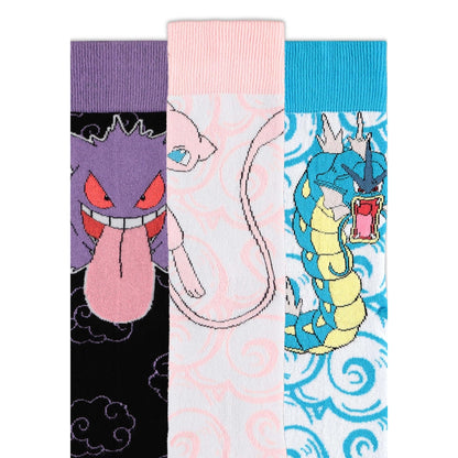Pokemon Crew Socks (Mew, Gengar & Gyrados)