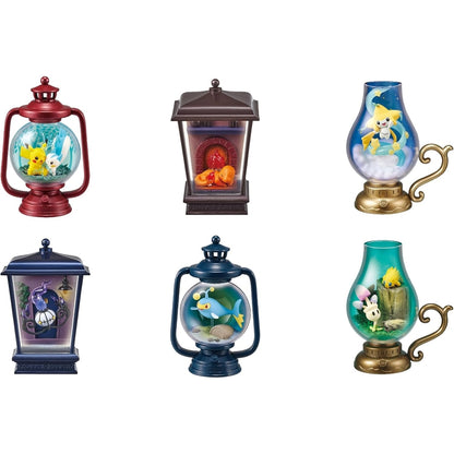 Pokemon Re-ment Lantern Diorama Figurer (6 stk)