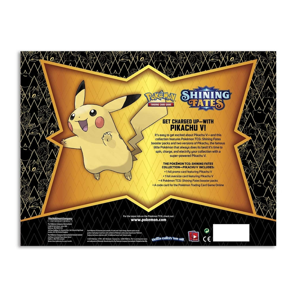 Pokemon Shining Fates Pikachu V Box