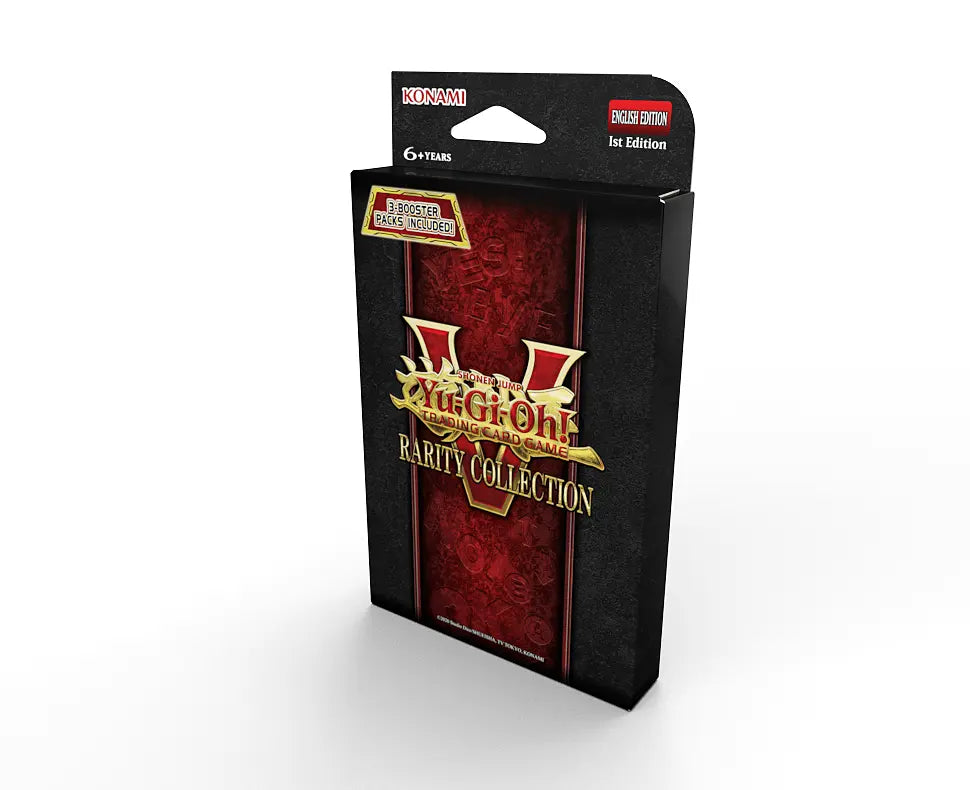 Yu-Gi-Oh! Rarity Collection 5 3-Pack Tuckbox fra siden, English Edition 1st Edition