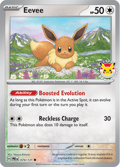Eevee Pokemon Day 2025 Promo